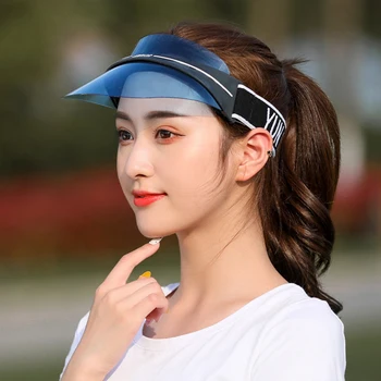 Шляпы с солнцезащитным козырьком, разноцветные солнцезащитные кепки с широкими полями, головные уборы для занятий спортом на свежем воздухе 4