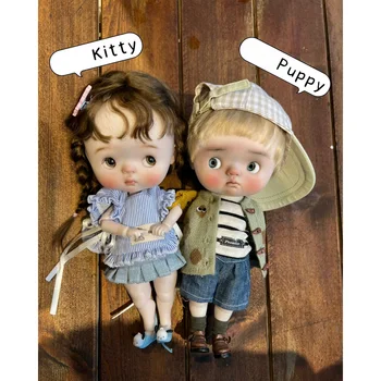 Кукла Puppyq QBaby BJD 1/6 Cute Expression Doll Полный комплект аниме Blythe Подарок для девочек