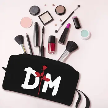 Милый Электронный рок Depeche Cool Mode Дорожная сумка для туалетных принадлежностей для женщин, косметичка для макияжа, набор для хранения косметики, набор для макияжа 2