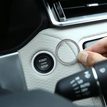 Для Land Rover Range Rover Sports Vogue 2014-2018 ABS Автомобиль С Одной кнопкой Запуска Двигателя, Переключатель Для Хранения, Кольцо Для Отделки, Автомобильные Аксессуары