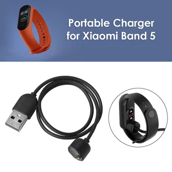 USB Магнитное зарядное устройство для Xiaomi Mi Band 2/3/4/5 Смарт-браслет Кабель для зарядки провода Спортивные часы Браслет Зарядное устройство Шнур для передачи данных 1