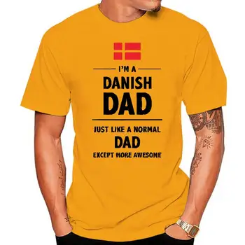 Базовые футболки I'M A Danish Dad - Папа / День отца / Дания / Веселье / Идея подарка Мужская футболка
