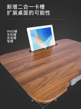 Пневматический Автоматический Складной Подъемный стол Диван-кровать, Стоящий сбоку Компьютерный стол, мобильный Ленивый стол на платформе 3