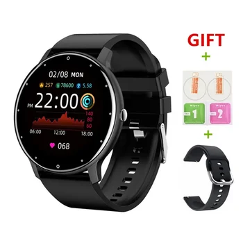 Новые мужские смарт-часы с Bluetooth, фитнес-трекер, мониторинг сердечного ритма, сна, спортивные водонепроницаемые женские смарт-часы для Android IOS 0