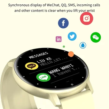 Новые мужские смарт-часы с Bluetooth, фитнес-трекер, мониторинг сердечного ритма, сна, спортивные водонепроницаемые женские смарт-часы для Android IOS 1