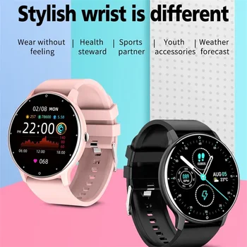 Новые мужские смарт-часы с Bluetooth, фитнес-трекер, мониторинг сердечного ритма, сна, спортивные водонепроницаемые женские смарт-часы для Android IOS 2