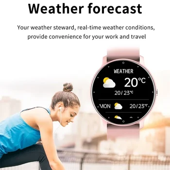 Новые мужские смарт-часы с Bluetooth, фитнес-трекер, мониторинг сердечного ритма, сна, спортивные водонепроницаемые женские смарт-часы для Android IOS 4