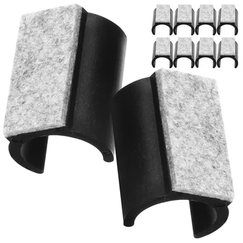 10шт Мебельных накладок U-образные колпачки для ножек стульев Мебельные войлочные накладки для защиты пола 3