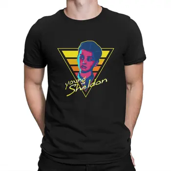Мужская футболка Young Sheldon TV Хлопчатобумажная одежда Винтажные футболки с коротким рукавом и круглым вырезом, новое поступление, футболка