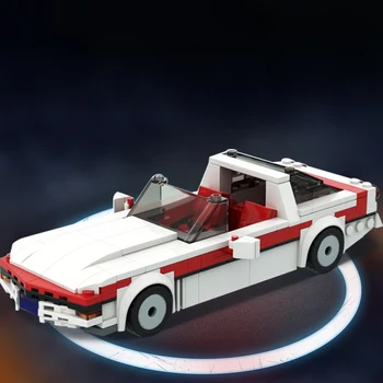 Moc Horizon 4 Chevrolet Corvette Игровой автомобиль DIY Блок для сборки мелких частиц Детская игрушка-головоломка в подарок взрослым
