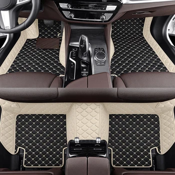 Изготовленные на заказ Кожаные автомобильные коврики BHUAN для Rolls-Royce Ghost Phantom, Аксессуары, Автомобильный ковер 1