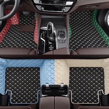 Изготовленные на заказ Кожаные автомобильные коврики BHUAN для Rolls-Royce Ghost Phantom, Аксессуары, Автомобильный ковер 2