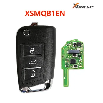 Умный дистанционный ключ Xhorse XSMQB1EN для V-W MQB Filp, 3 кнопки, английский