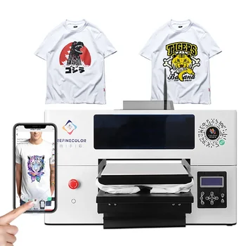 Wifi RF-TS1 Мобильное приложение DTG Принтер A3 Для Струйной печати футболок Напрямую Для Одежды Печатная Машина Для Смарт-футболок Бесплатный Компьютер 0