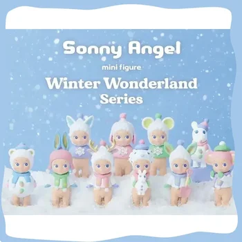 Оригинальная серия Sonny Angel Winter Wonderland, мини-фигурки для слепых, милые фигурки из мультфильмов Hipper, игрушки-сюрпризы, Рождественские подарки
