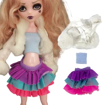 Официальная Кукла NK, 1 Комплект Одежды Для Куклы Monstering High, Фиолетовое Пальто, Повседневная Одежда, Платье Для Куклы 1/6, Одежда Для Девочек, Игрушки
