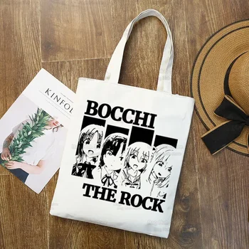BOCCHI THE ROCK! Сумка из аниме для супермаркета, женские/мужские сумки большой емкости с принтом на каждый день 3