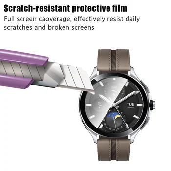2шт Мягкого защитного стекла для Xiaomi Watch 2 Pro, 9D Изогнутая защитная пленка для экрана Xiaomi Watch 2Pro, пленки для смарт-часов Watch2Pro. 1