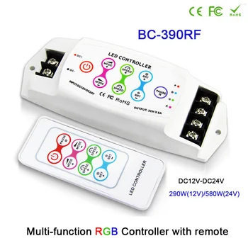 BC-390/BC-390RF 8A/CH * 3 Многофункциональный Светодиодный контроллер Magic dream color RGB без проводов для светодиодной ленты, модуля, ламповой ленты и т. Д 0