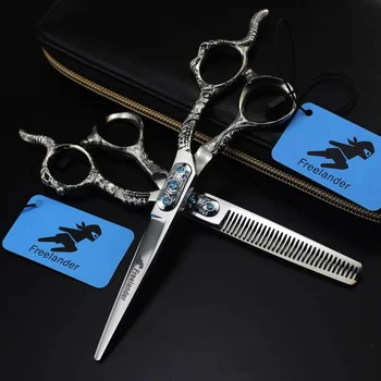 Профессиональные 6-дюймовые ножницы для стрижки волос, Парикмахерские ножницы для истончения волос, острые лезвия, парикмахерская Стрижка для женщин и мужчин