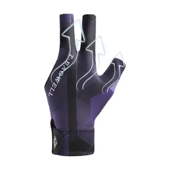 Бильярдные перчатки с тремя пальцами, перчатки для бильярда, впитывающие пот, дышащие и противоскользящие Перчатки, защита левой руки для снукера