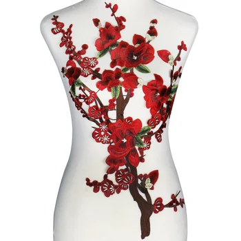 аппликация с крупным цветком, 5 штук, тканевые нашивки с тиснением в стиле скрапбукинга для швейных принадлежностей, декорированных одеждой T2619
