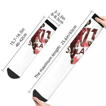 Египетские Мохамеды и Салахи, носки 9 контрастных цветов, Компрессионные носки для пехоты, Забавный гик, новинка, чулок для футболиста 2