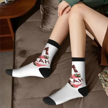 Египетские Мохамеды и Салахи, носки 9 контрастных цветов, Компрессионные носки для пехоты, Забавный гик, новинка, чулок для футболиста 5