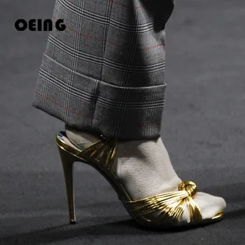 Женские сандалии-гладиаторы, узкая лента, открытый носок, туфли на тонком каблуке, сексуальная женская обувь с ремешком и пряжкой, Sandalias Mujer на каблуке для подиума 2021 г.