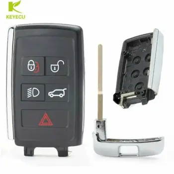 Сменная Оболочка KEYECU Smart Remote Key Case с 5 Кнопками для Land Rover Discovery Ranger Rover SPORT EVOQUE 2018-2020 KOBJXF18A