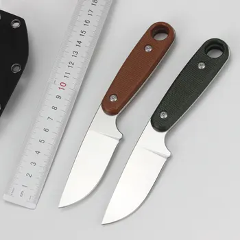 GT0159 Походный Карманный Открытый Нож С Фиксированным Лезвием 14C28N Рукоятка Лезвия Охотничьи Выживания Тактические Универсальные Ножи EDC Инструмент С K ножнами
