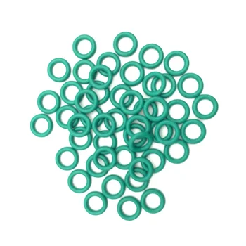 20шт Зеленое Уплотнительное кольцо из фторкаучука FKM CS 2 мм OD 6 мм ~ 70 мм Уплотнительная прокладка Изоляционное Масло Высокая термостойкость Зеленый 4