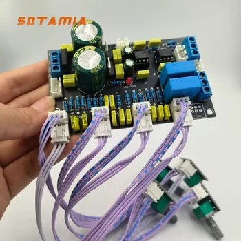 SOTAMIA OPA2604 NE5532 Операционный Усилитель Предусилитель Тона Аудио Плата Предусилителя DIY Звуковой Динамик Amplificador Power Home Усилитель