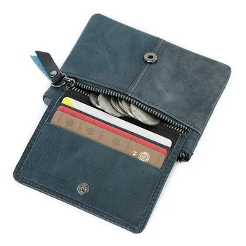 Новое портмоне в стиле ретро, креативная мини-сумка для хранения, японское кожаное портмоне ручной работы, многофункциональный держатель для карт