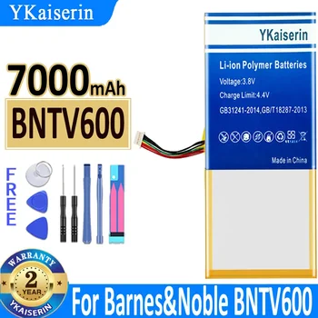 7000 мАч YKaiserin Аккумулятор для BARNES & NOBLE BNTV600 Nook HD + Plus HD + 9 Ovation AVPB00 AVPB002-A110-01 Bateria