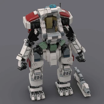 BuildMoc Titanfall 2 Scorch Titan Робот Строительные Блоки Набор Боевые Меха Солдаты Кирпичи Игра DIY Игрушка Для Детей Подарок На День Рождения 1