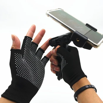 Новые нейлоновые велосипедные перчатки, дышащие противоскользящие, для занятий спортом в тренажерном зале на открытом воздухе, для занятий йогой, перчатки на полпальца, для MTB велосипеда, велосипедные перчатки