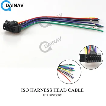 15-010 Автомобильный ISO-жгут проводов для SONY CDX-Стерео Радиоприемник с проводным адаптером, штекер для подключения соединительного кабеля