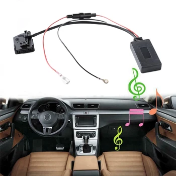 Автомобильный беспроводной аудиоадаптер Bluetooth AUX кабель MFD2 RNS2 18Pin для Touareg Golf 1
