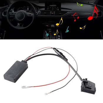 Автомобильный беспроводной аудиоадаптер Bluetooth AUX кабель MFD2 RNS2 18Pin для Touareg Golf 5