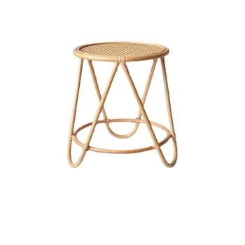 Скандинавский минималистичный журнальный столик для маленькой квартиры с круглой стороной mesa гостиная tablo простое домашнее искусство из ротанга
