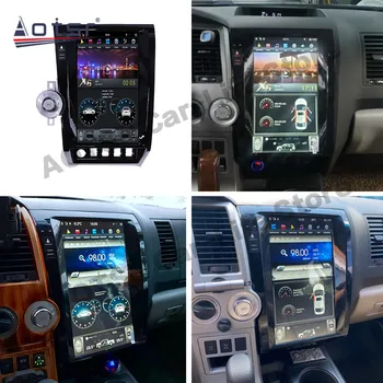 Автомобильный мультимедийный стерео плеер Android 11 с вертикальным экраном для Toyota Tundra 2007 2008 2009 2010 2011 Приемник GPS Navi головного устройства