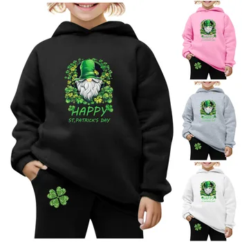 Детская толстовка с капюшоном и спортивные штаны, пуловер Irish Festival, комплект с капюшоном, спортивный костюм, одежда из 2 предметов 4