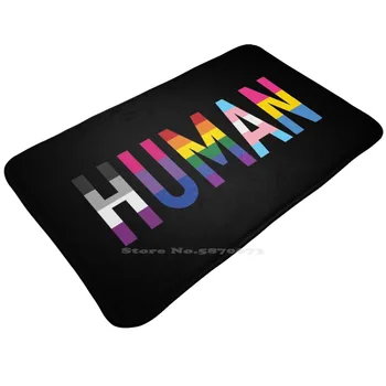 Человек, Различные Квир-Флаги 1 3D Мягкий Нескользящий Коврик Для Ног Pansexual Asexual Бисексуальный Гей-Прайд Queer Lgbt Pride