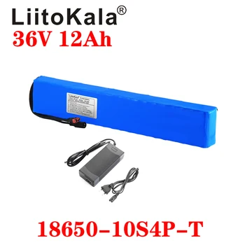 LiitoKala 36V 12Ah 500W Высокой мощности и емкости 42V 18650 литиевый аккумулятор ebike электромобиль велосипед мотороллер с BMS 0