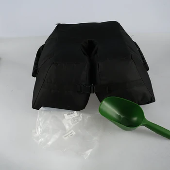 Сумка для утяжеления основания зонта для патио, Съемная Круглая сумка для зонта, Мешки с песком, устойчивый к разрыву Флагшток из полиэстера, Фиксированный мешок с песком с