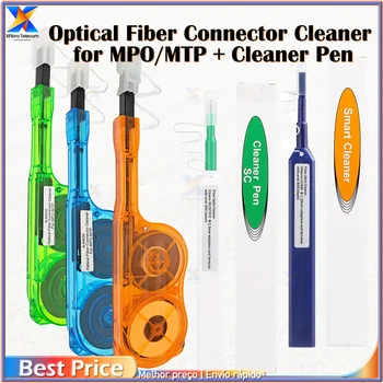 Очиститель оптического волокна MPO MTP One-Click Cleaner Ручка для очистки оптического волокна Адаптер для оптоволоконного разъема Инструмент для чистки оптического оборудования