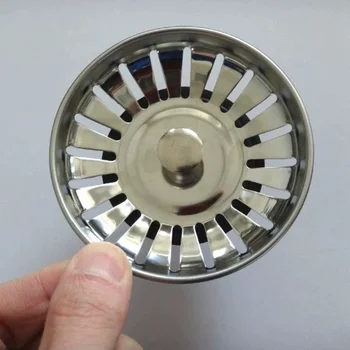 Диаметр 78 мм Сетчатый фильтр для кухонной раковины из нержавеющей стали, Пробка для мусора, Фильтр для раковины