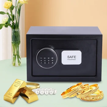 Сейф с цифровым паролем Ценный ящик для хранения 7-дюймовый Прямоугольный сейф личной безопасности Ценный Ящик для хранения Организатор