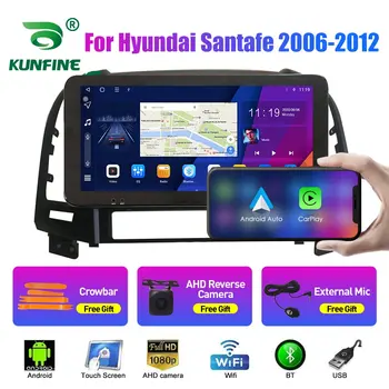 10,33 Дюймовый Автомобильный Радиоприемник Для Hyundai Santafe 09-12 2Din Android Восьмиядерный Автомобильный Стерео DVD GPS Навигационный Плеер QLED Экран Carplay